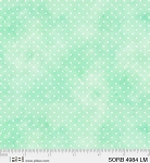 Sorbet Pin Dots 4984 LM Aqua P and B Textiles